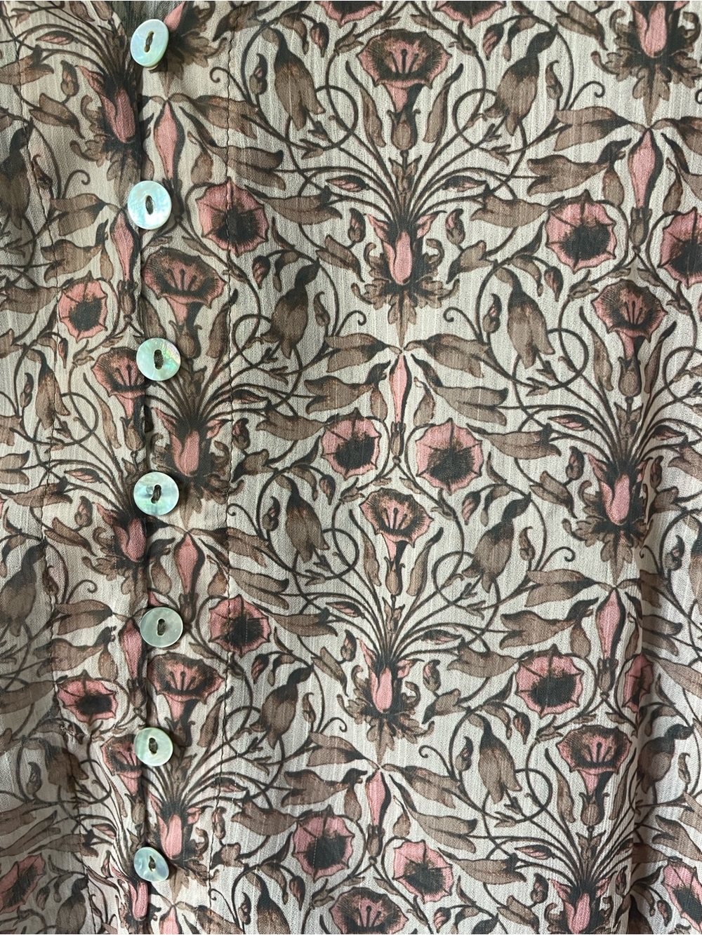 Joyfolie Agnes Blouse in Vine Floral - Picture 8 of 13